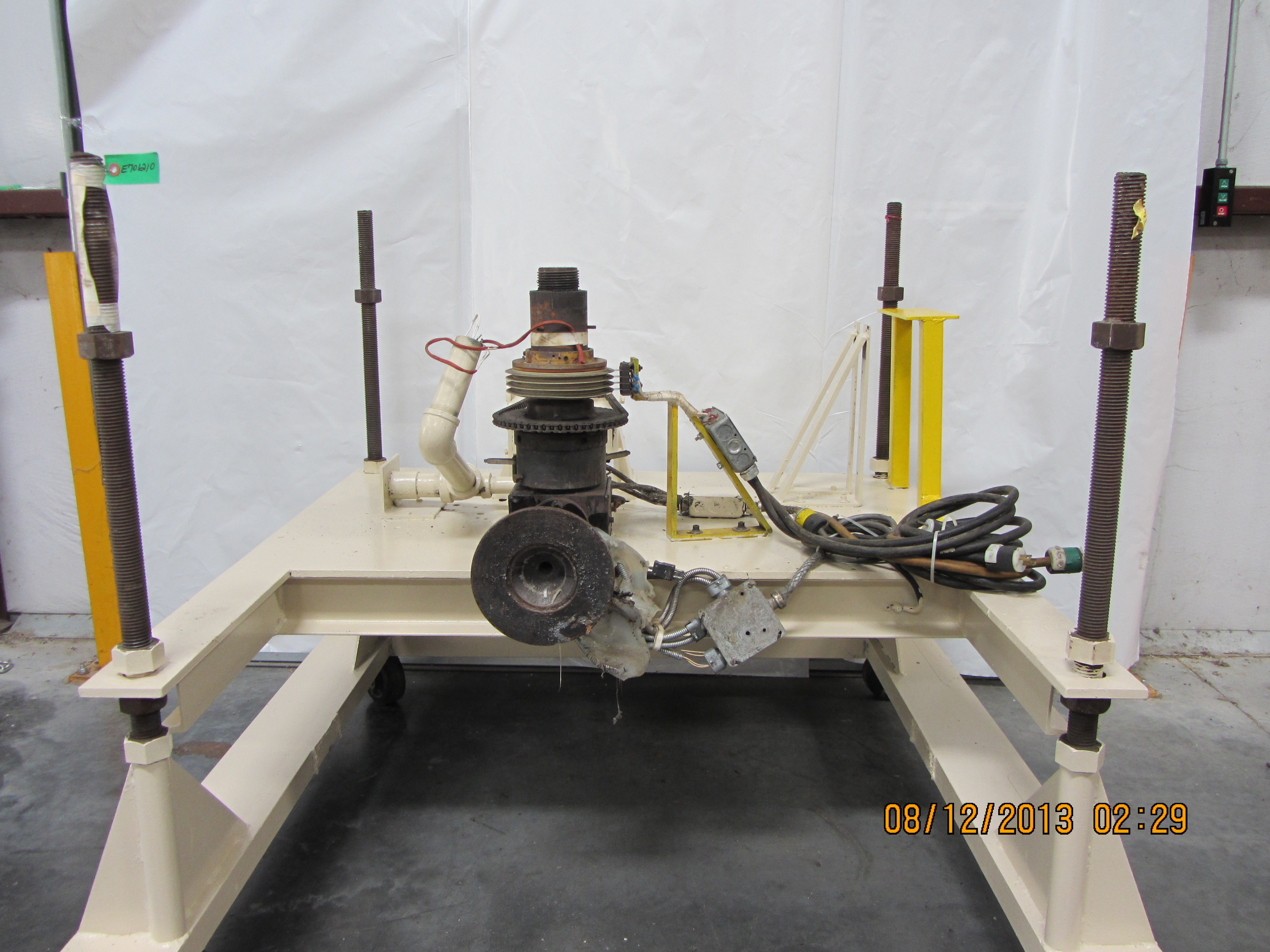 Die & Cart Rotating Die  3.75 Inch Bore & Gearbox