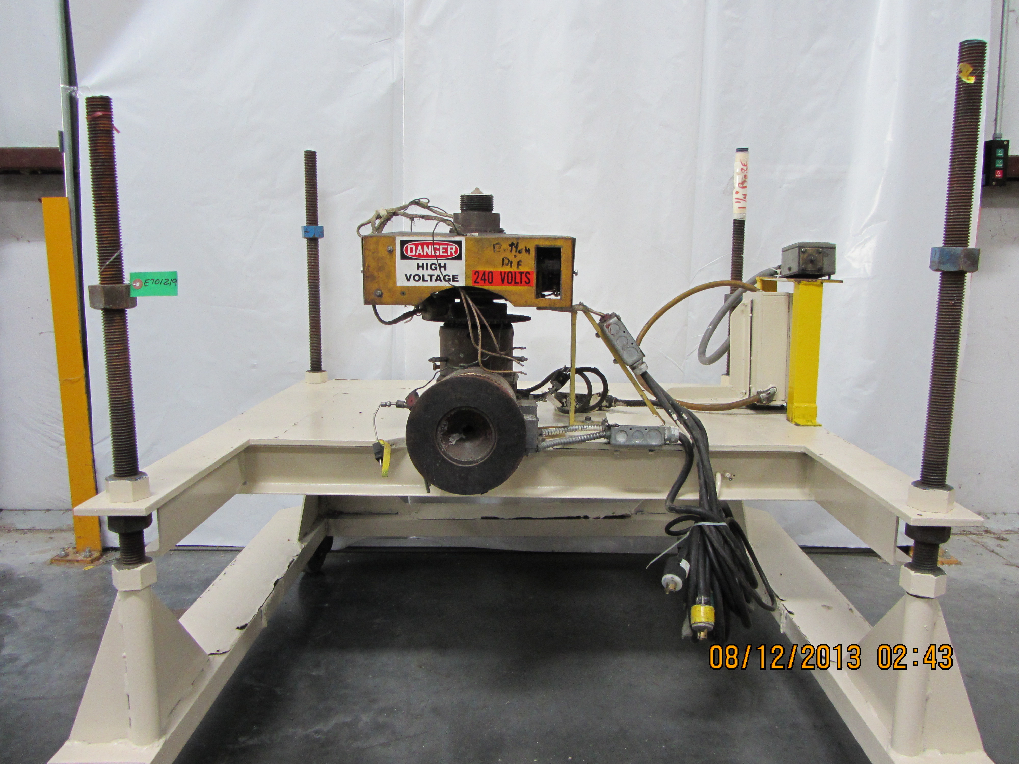 Die & Non-Rotating cart .75 inch Bore, No Gearbox